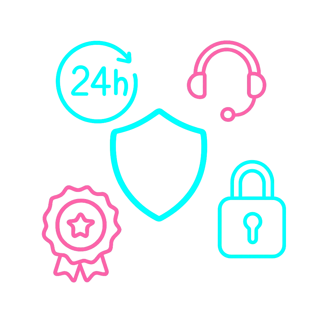 Safe Play & 24/7 Support